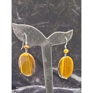 507. 😍 Stunning 🐅 Tiger Eye Earrings🐯